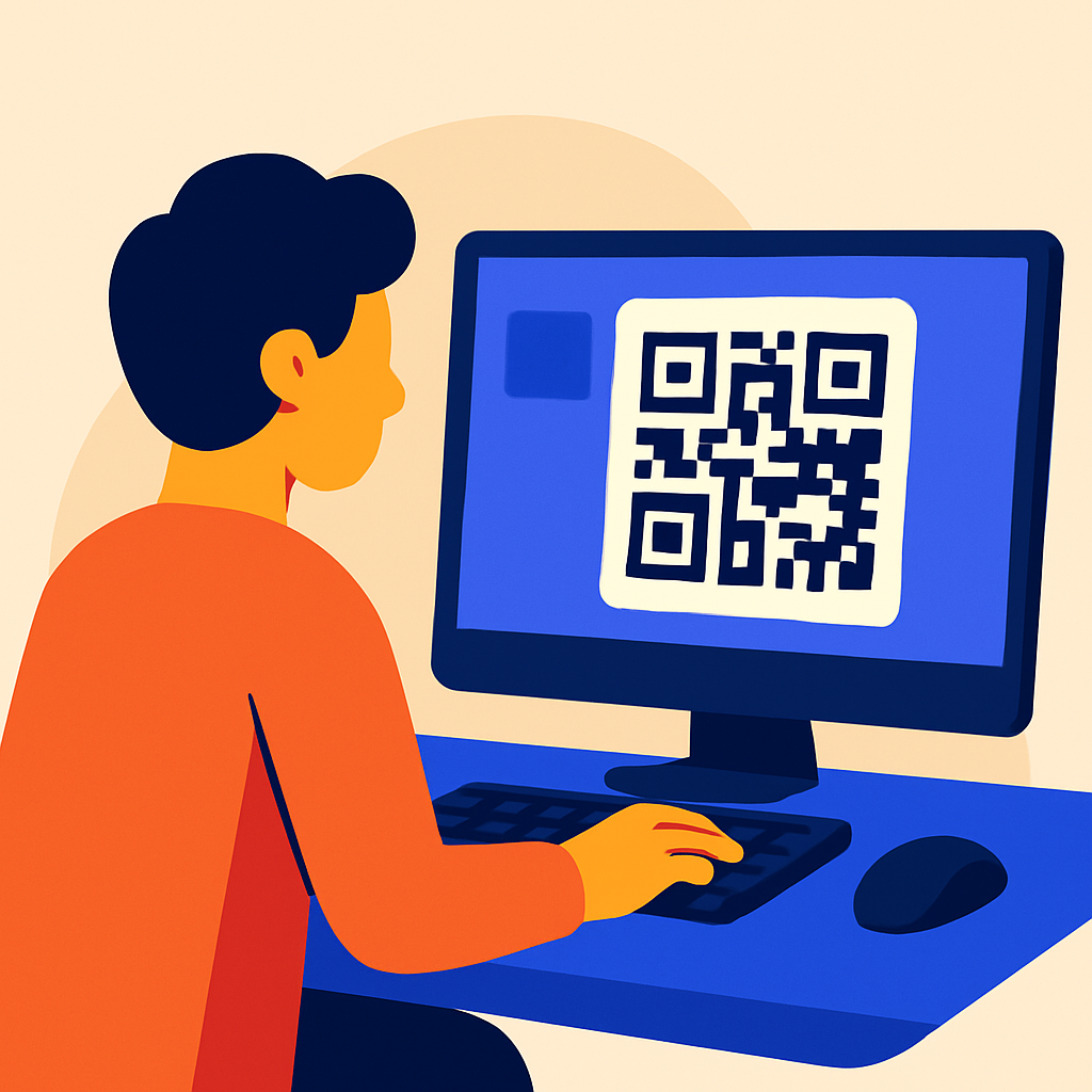 QR Code Generator Pro Illustration